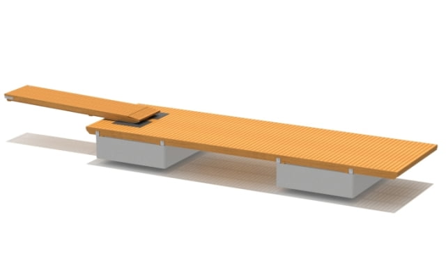 Marinetek Koralli 1, betonilaituri